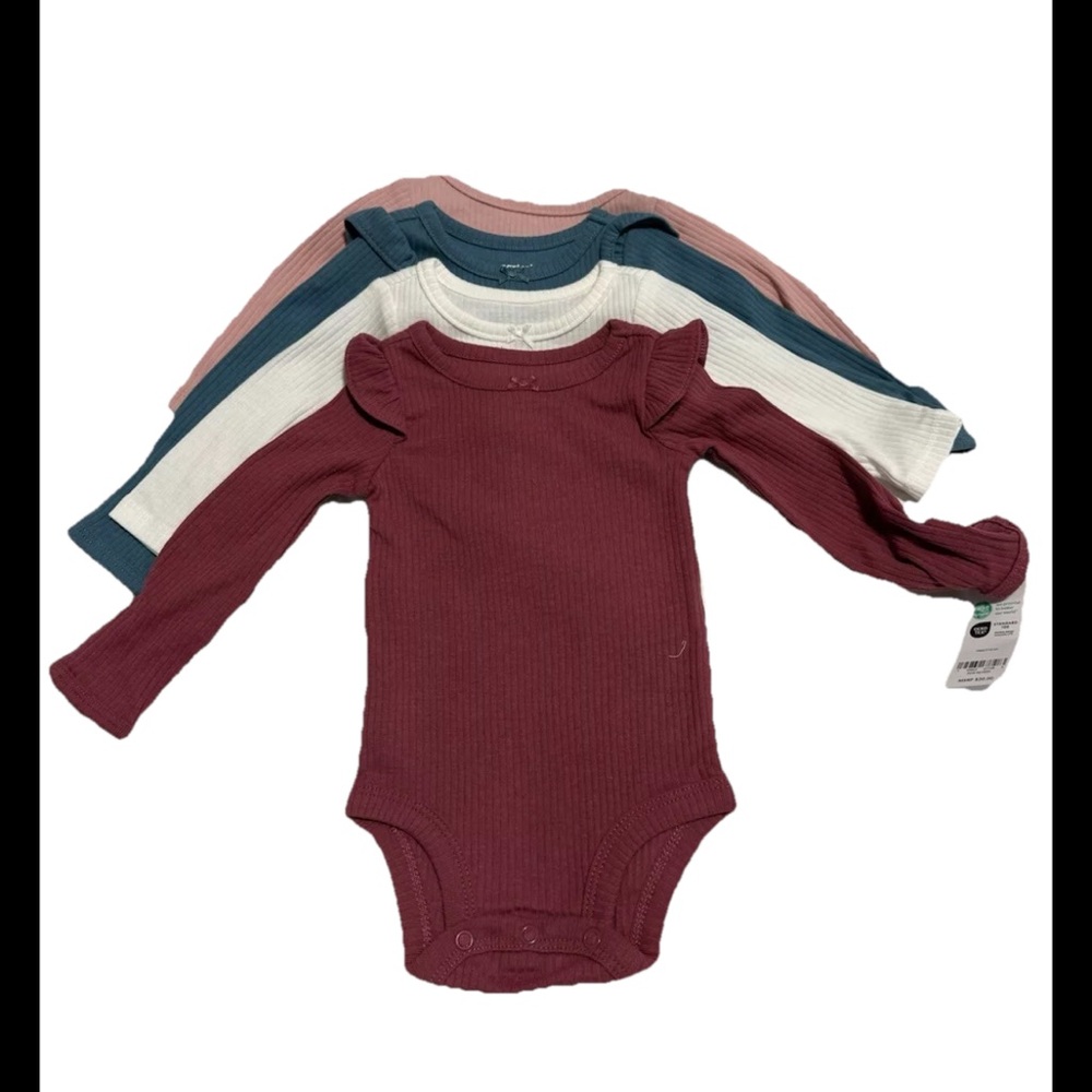 Carter's Red and Blue Bodysuits Soft Cotton One Pieces